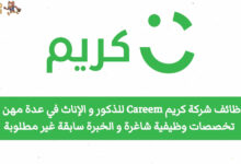 وظائف شركة كريم Careem